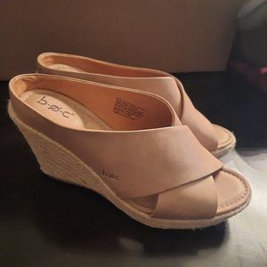 BOC sandals Champagne Wedge Sandals, size 6 and 8
